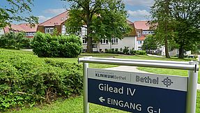 Gilead IV clinic sign