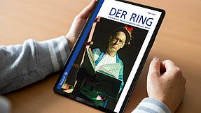 Tablet mit digitaler Ring-Ausgabe