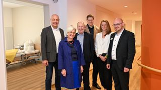 Gruppenbild von Vorstand und Leitungsteam im Haus Levi.