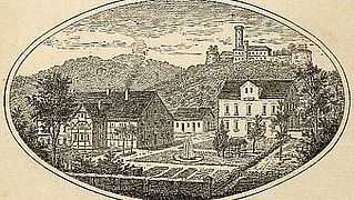Das erste HausBethels (links)