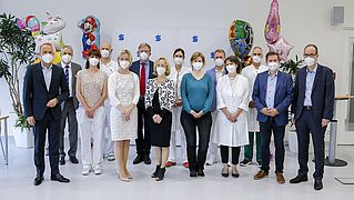 Die Tagesklinik wurde im Sana Klinikum feierlich eröffnet. Fotos: Maren Strehlau Die Tagesklinik wurde im Sana Klinikum feierlich eröffnet. Fotos: Maren Strehlau