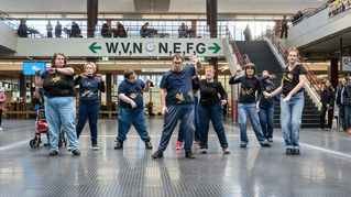 Auftritt der Tanzgruppe