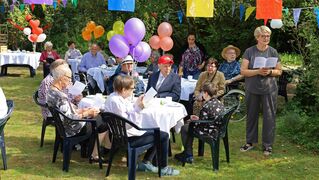 Guests in the garden