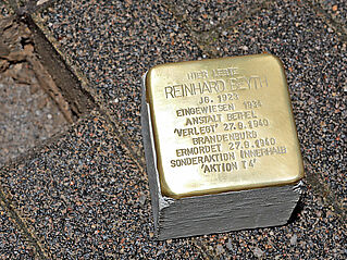 Stolpersteine erinnert an Reinhard Beyth