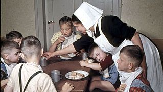 Kinder im Haus Patmos, Anfang der 1950er Jahre