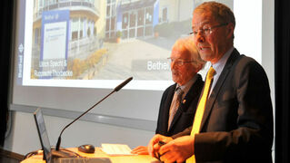 Gründerväter und ehemalige Leiter der Rehaklinik: Rupprecht Thorbecke (l.) und Dr. Ulrich Specht