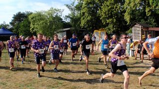 Teilnehmende beim Volkslauf