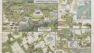 Karte von Bethel, um 1930