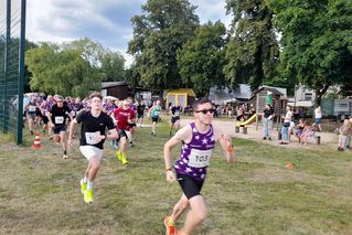 Läufer beim Volkslauf