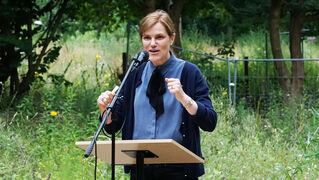 Schauspielerin und Hospiz-Botschafterin Fritzi Haberland.